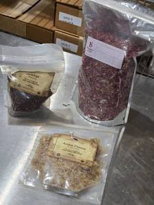 lot 444 image: Organic Herbal Lot Arnica Flowers, Rosehips, and Hibiscus