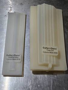lot 462 image: Crafters Choice Column Molds for Soap Making - 2 Pieces Mold 2019 &  2006