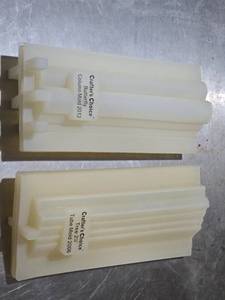 lot 463 image: Crafters Choice Column Molds for Soap Making Christmas Tree & Butterfly - Column Mold 2012 and Tube Mold 2006