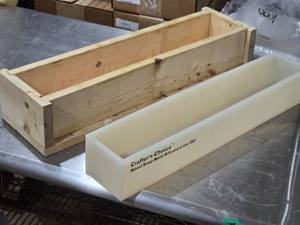 lot 474 image: Crafters Choice Wood Soap Mold with Silicone Liner 1503