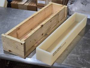 lot 475 image: Crafters Choice Wood Soap Mold with Silicone Liner 1503