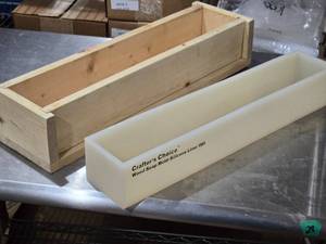 lot 476 image: Crafters Choice Wood Soap Mold with Silicone Liner 1503