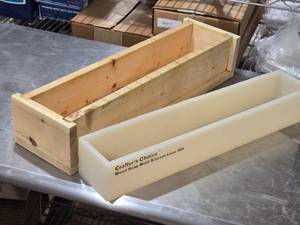 lot 477 image: Crafters Choice Wood Soap Mold with Silicone Liner 1503