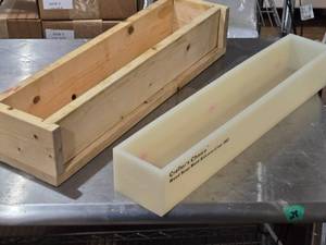 lot 481 image: Crafters Choice Wood Soap Mold with Silicone Liner 1503