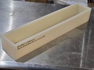 lot 491 image: Crafters Choice Wood Soap Mold Silicone Liner 1503