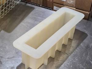 lot 493 image: TS Silicone Mold Rectangular Shaped