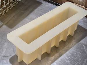 lot 494 image: Rectangular Silicone Mold for Crafts