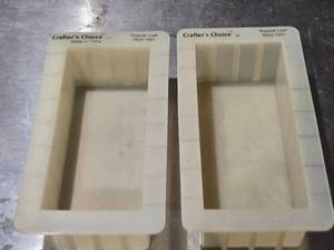 lot 504 image: Crafters Choice Regular Loaf Soap Molds - Set of 2