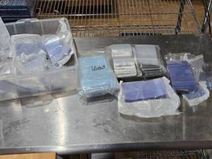 lot 520 image: Lot of Clear PVC Heat Shrink Bands Various Sizes