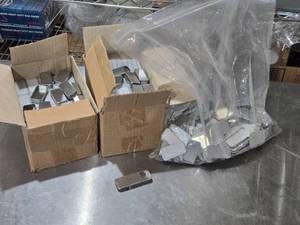 lot 542 image: Lot of Small Metal Slide Top Tins