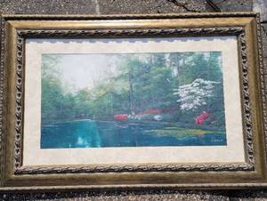 lot 118 image: Framed Landscape by D Romanello