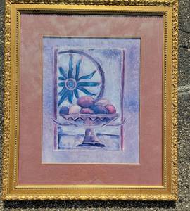lot 119 image: Framed Italian Inspired Still Life