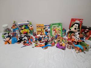 lot 63 image: A Very Goofy Memoribilia Collection - Disney Toys, Plushies, Crafts & More - B