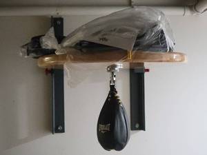 lot 35 image: Everlast Wall Mount Speed Bag
