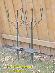 lot 135 image: Rugged Planter Stands