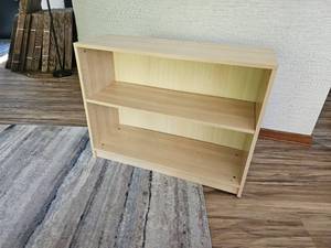 lot 136 image: Ikea Birch Tone Cubby Shelf