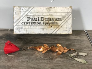 lot 63 image: Paul Bunyan Centipede Spinner Fishing Lure in the Box