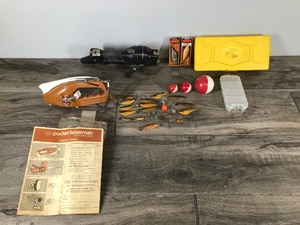 lot 114 image: Lot of Fishing Equipment - Vintage Popeils Pocket Fisherman Rod and Reel - Instant Fisherman Portable Rod and Reel - Tackle and Tackle Boxes