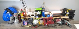 lot 119 image: Lot of Tools  Hardware and More - see pictures more added - not everything is in the main picture
