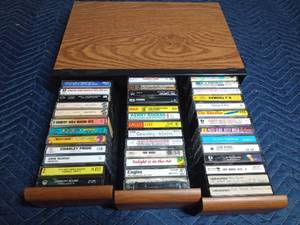 lot 232 image: Cassette case with cassettes