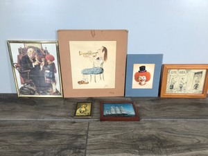 lot 154 image: Lot of Wall Hanging Pictures and More