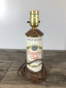 lot 169 image: Vintage Country Club Malt Liquor Lamp