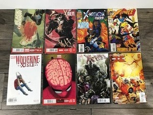 lot 424 image: Lot of 8 Marvel Comics - Wolverine - Marvel Now - X-Men - Black Widow - X-Nation 2099 - X-Force