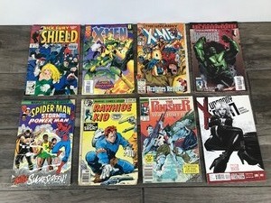 lot 426 image: Lot of 8 Marvel Conics - Spider-Man - Rawhide Kid - The Punisher - Uncanny X-Men - Nick Fury - X-Men - Ultimate Origins