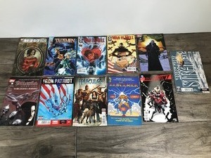 lot 452 image: Lot of 11 Comic Books - Doctor Strange - Frankenstein - War is Hell - Talismen - Mega City 909 - Titans Hunt - The Redeemer - Hercules - Iron Patriot - Dracula