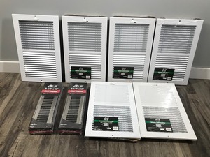 lot 475 image: Floor  Sidewall  Ceiling Registers - 8 Total