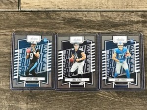 lot 505 image: Lot of 3 Football Rookie Cards - Bryce Young - Will Levis - Sam LaPorta
