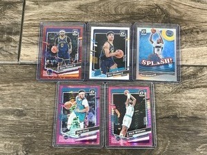 lot 512 image: Lot of 5 Basketball Cards - Seth Curry - Mark Williams - Gary Payton II - Ben Shephard - Jett Howard