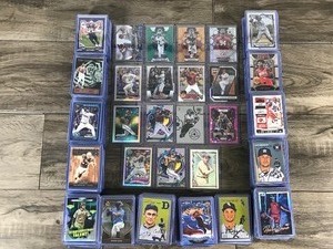 lot 519 image: Lot of 400 Plus Cards - Mixture of Sports - All Cards are in Top Loaders - Hockey - Basketball - Baseball - Football & More