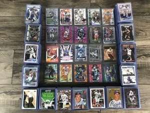 lot 520 image: Lot of 400 Plus Cards - Mixture of Sports - All in Top Loaders - Inserts - Stars and More