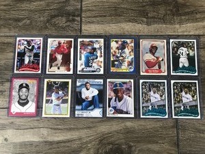 lot 511 image: Lot of 12 Ken Griffey Jr & Sr. Baseball Cards