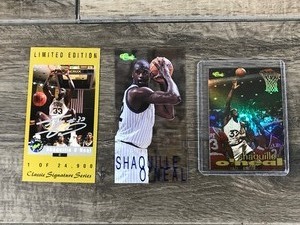 lot 621 image: 3 - 1994 Classic Shaquille ONEAL Basketball Cards