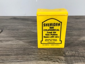 lot 16 image: Close to a full Box of Sheridan 500 Cylindrical Lead Air Gun Pellets 5mm (.20 Cal)