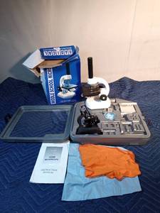 lot 302 image: 2 Microscopes with slides and more