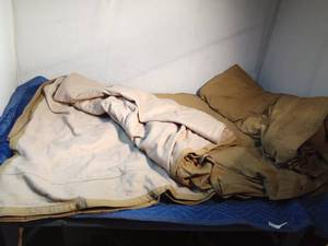 lot 287 image: WWII or Korean extreme cold weather sleeping bag