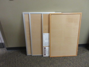 lot 933 image: WALL MOUNT BULLETIN BOARDS