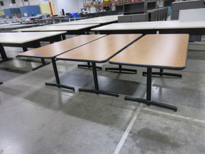 lot 321 image: STEELCASE  LAMINATE TOP TABLES