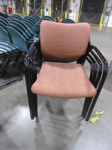 lot 394 image: HERMAN MILLER ASIDE STACKING CHAIRS