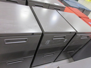 lot 446 image: FREESTANDING FILE PEDESTALS
