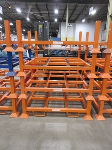 lot 457 image: DYNA RACK STEEL PALLETS