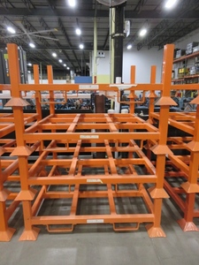 lot 458 image: DYNA RACK STEEL PALLETS