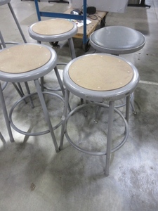 lot 462 image: METAL STOOLS