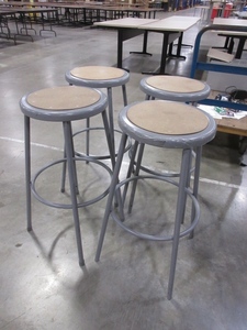 lot 463 image: LEARNITURE METAL STOOLS