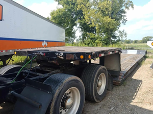 2003 Heavy Haul XLST 50  Detachable Gooseneck Tandem Axle Semi Lowboy Equipment Trailer