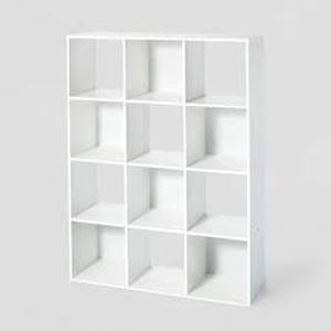 lot 14 image: 11 12 Cube Organizer Shelf - Room Essentials-White