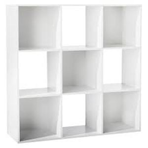 lot 31 image: 11 9 Cube Organizer Shelf - Room Essentials-White